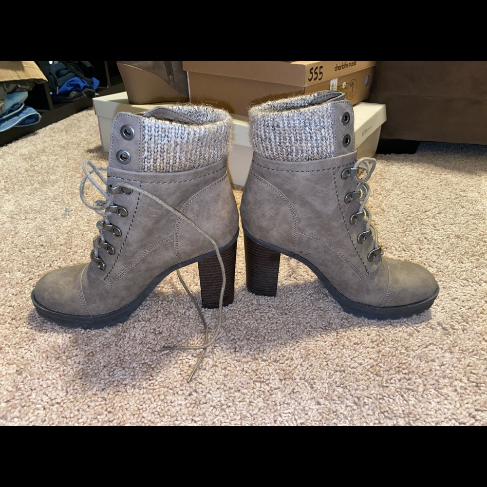 Cute lace up ankle boots